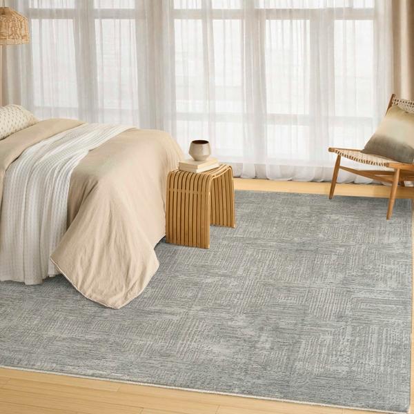 Nourison DK014 Madison Square Slate Indoor Only Abstract Rug MSQ01