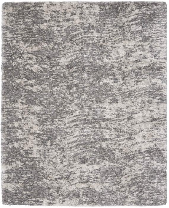 Nourison Dreamy Shag Abstract Charcoal Grey Rug DRS04 Home