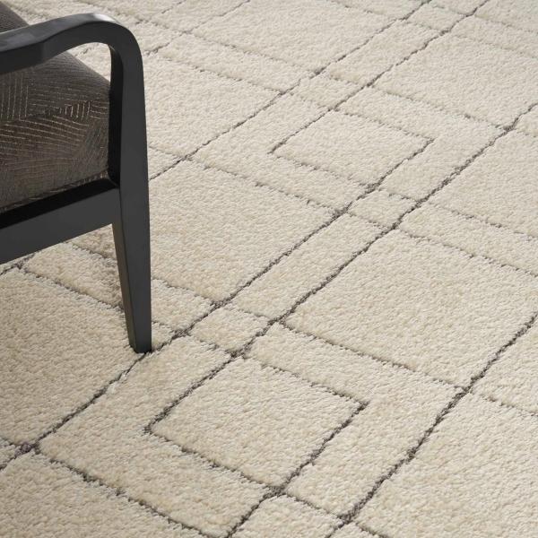 Nourison Dreamy Shag Abstract Light Blue Rug DRS07 Home