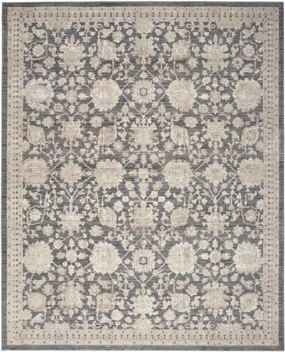 Nourison Eco Cycle Charcoal Indoor Only Persian Rug ECY02 Home