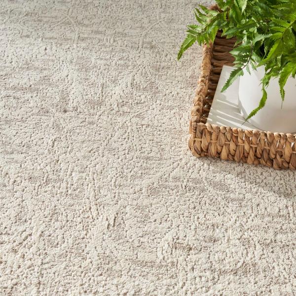 Nourison Eco Cycle Ivory Beige Indoor Only Persian Rug ECY03 Home