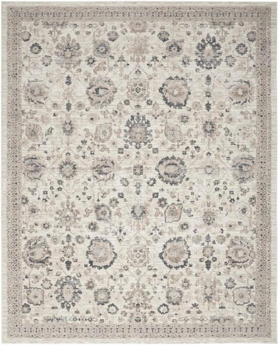 Nourison Eco Cycle Ivory Multicolor Indoor Only Persian Rug ECY02 Home