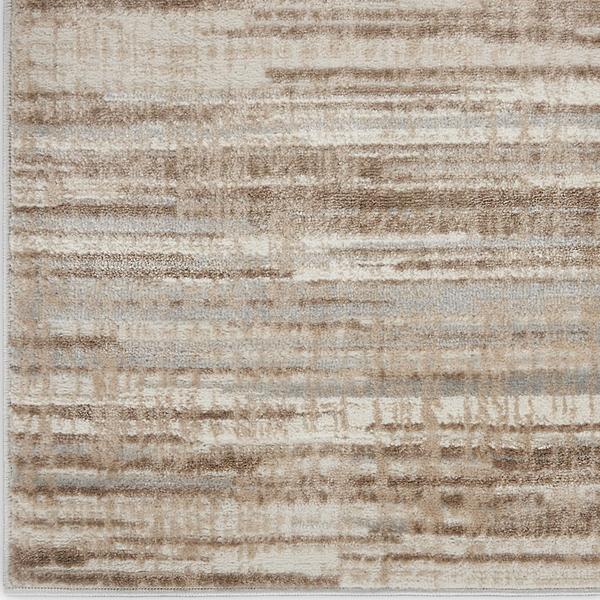 Nourison Elation Abstract Beige/Grey Rug ETN01 Home