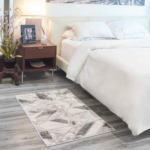 Nourison Elation Abstract Marble Grey Rug ETN11 Home