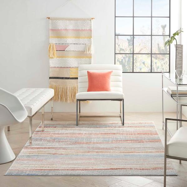 Nourison Elation Abstract Multicolored Rug ETN01 Home