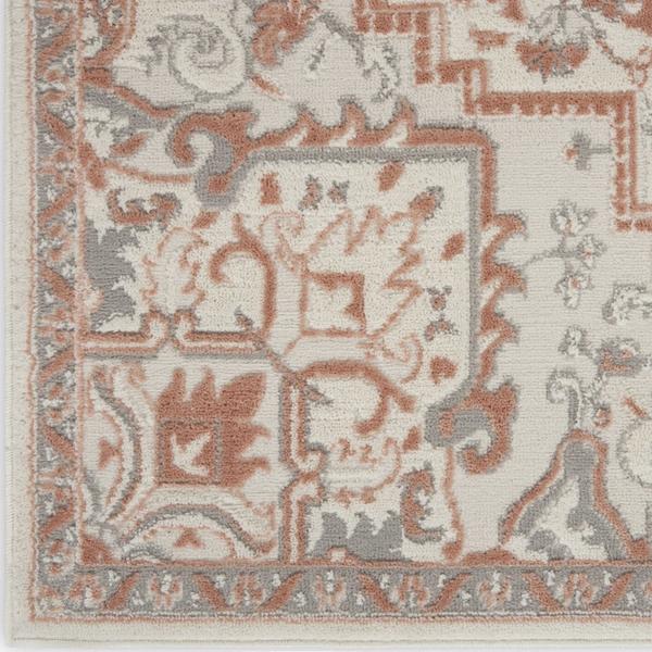nourison Elation Floral Boho Chic Pink Rug ETN10 Home