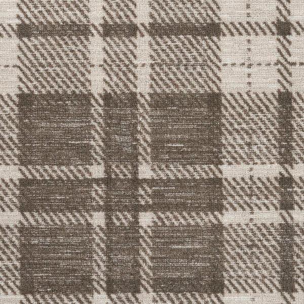 nourison ELEGANCE PLAID CHIC PLDCH MOCHA BROADLOOM CARPET