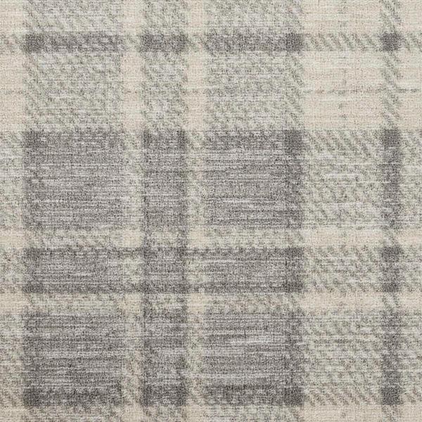 nourison ELEGANCE PLAID CHIC PLDCH SLATE BROADLOOM CARPET