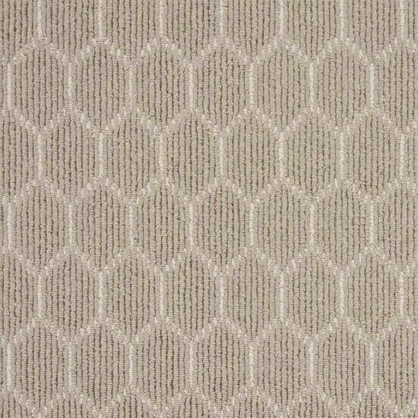 nourison ELEMENTS OASIS OASI SILT IVORY BROADLOOM CARPET