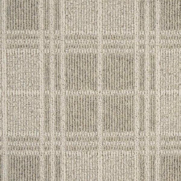 nourison ELEMENTS QUADRANT QUAD QUARRY/IVORY BROADLOOM CARPET