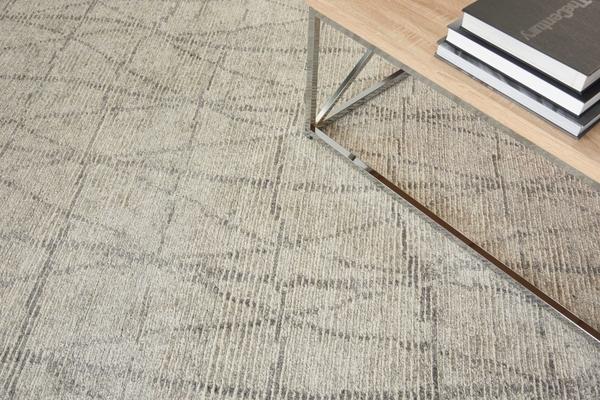 Nourison Ellora Abstract Diamond Grey Rug ELL02 Home
