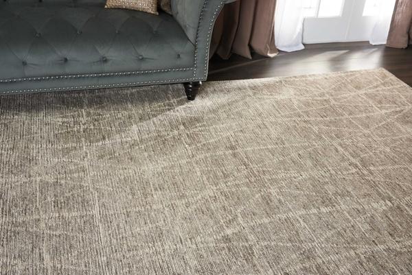 Nourison Ellora Abstract Diamond Taupe Rug ELL02 Home