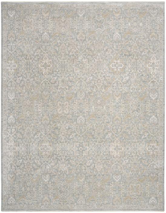 Nourison Envy Blue Silver Indoor Only Persian Rug EVV04