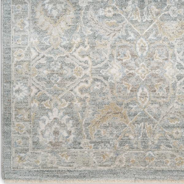 nourison Envy Blue Silver Indoor only Persian Rug EVV04