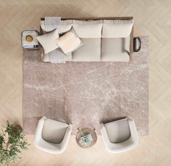 Nourison Exhale Mocha Ivory Indoor Only Abstract Rug EXL02 Home