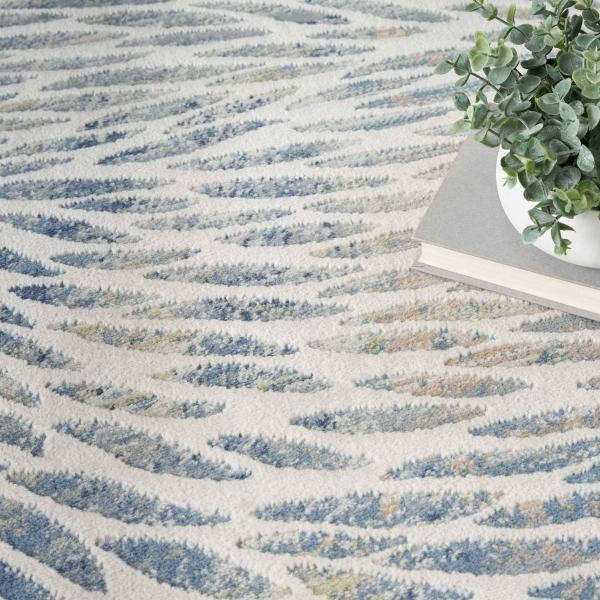 Nourison Exhale Multicolor Indoor Only Abstract Rug EXL03 Home