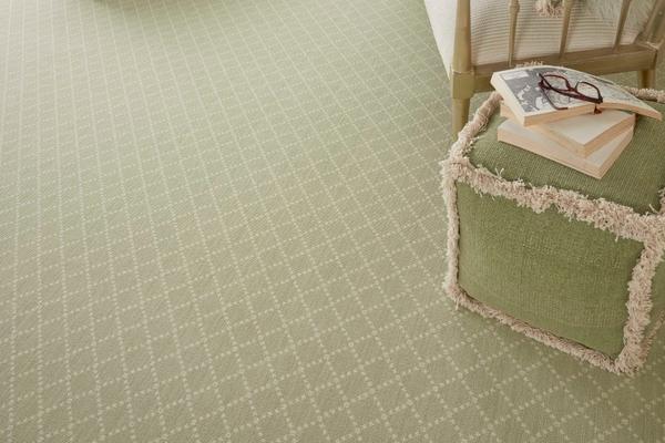 Nourison FASHION POINTE 3 COVENTRY FP508 GREEN/IVORY BROADLOOM BROADLOOM CARPET