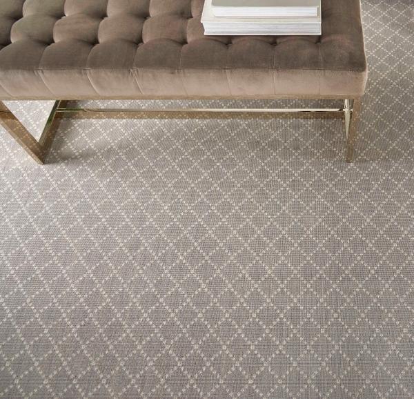 Nourison FASHION POINTE 3 COVENTRY FP508 PLATINUM/IVORY BROADLOOM BROADLOOM CARPET