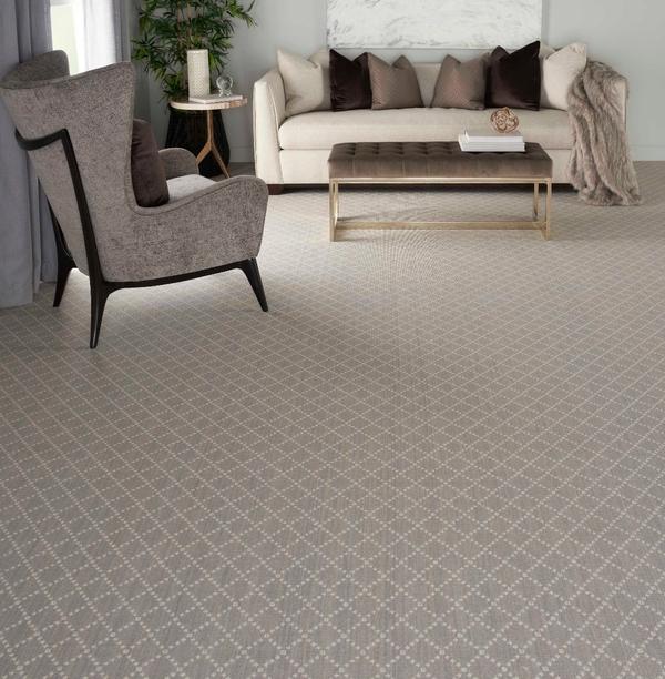 nourison FASHION POINTE 3 COVENTRY FP508 PLATINUM/IVORY BROADLOOM BROADLOOM CARPET