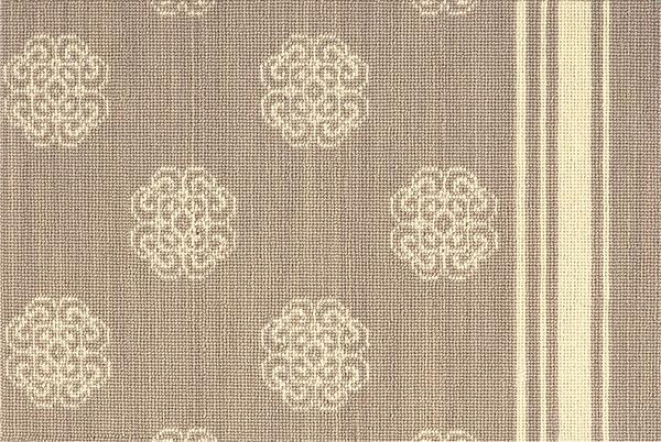 Nourison FASHION POINTE 3 NEW ASIANA FP720 PEARL/IVORY BROADLOOM BROADLOOM CARPET