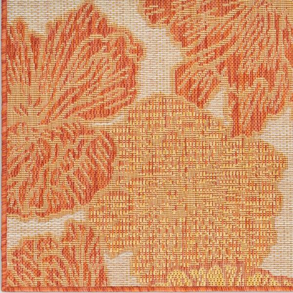 nourison Garden Oasis Coral Indoor/Outdoor Nature Rug GOA04 Home