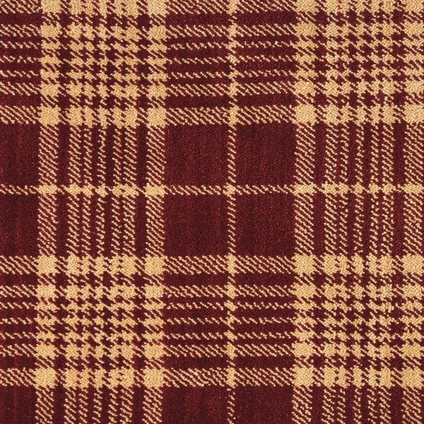 nourison GINGHAM PLAID GINGP GARNET BROADLOOM CARPET
