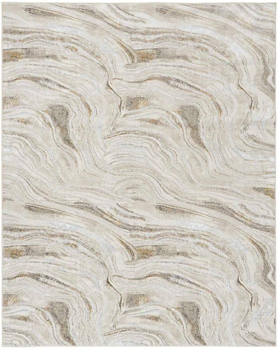 Nourison Glitz Grey Gold Indoor Only Abstract Rug GLZ22 Home