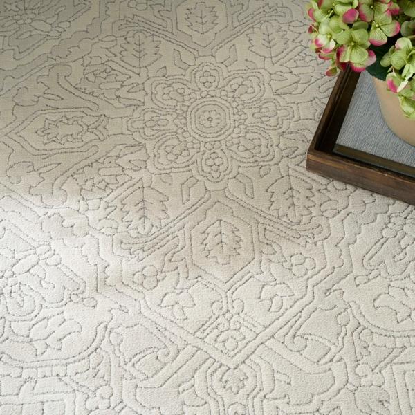 Nourison Grace Ivory Light Grey Indoor Only Persian Rug GCE02
