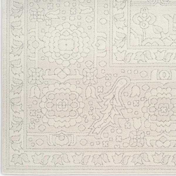 nourison Grace Ivory Light Grey Indoor only Persian Rug GCE02