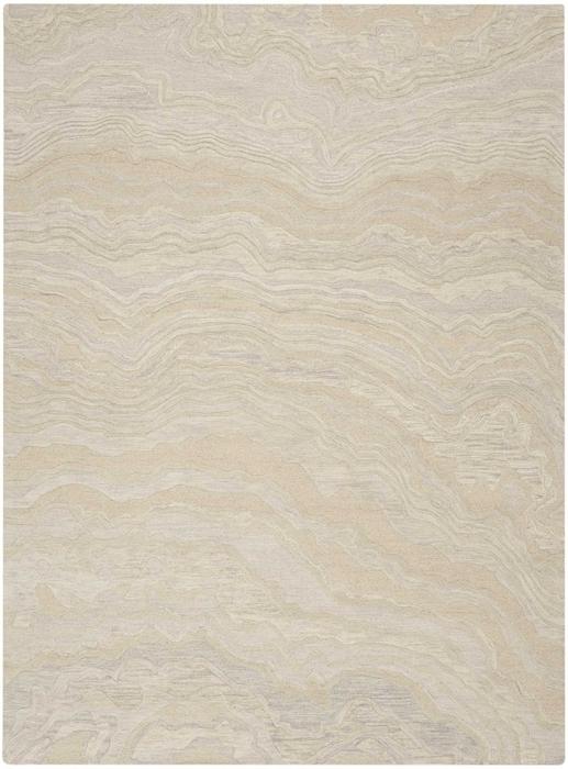 Nourison Graceful Beige Indoor Only Abstract Rug GRU01 Home
