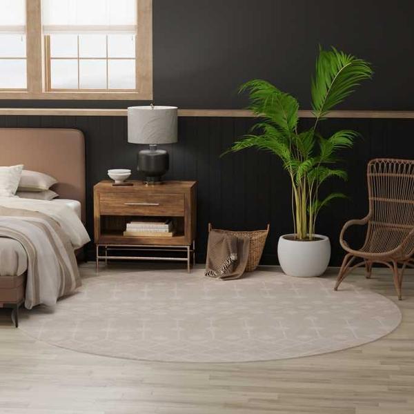 Nourison Grafix Beige Indoor Only Moroccan Rug GRF37 Home