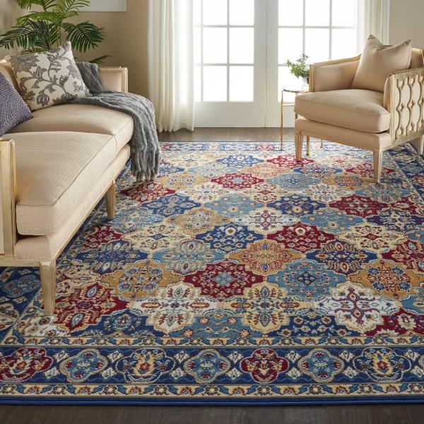 Nourison Grafix Boho Persian Multicolored Rug GRF31 Home