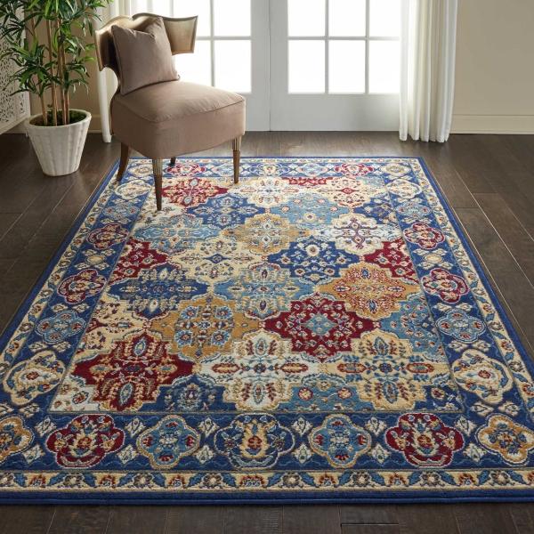 Nourison Grafix Boho Persian Multicolored Rug GRF31 Home