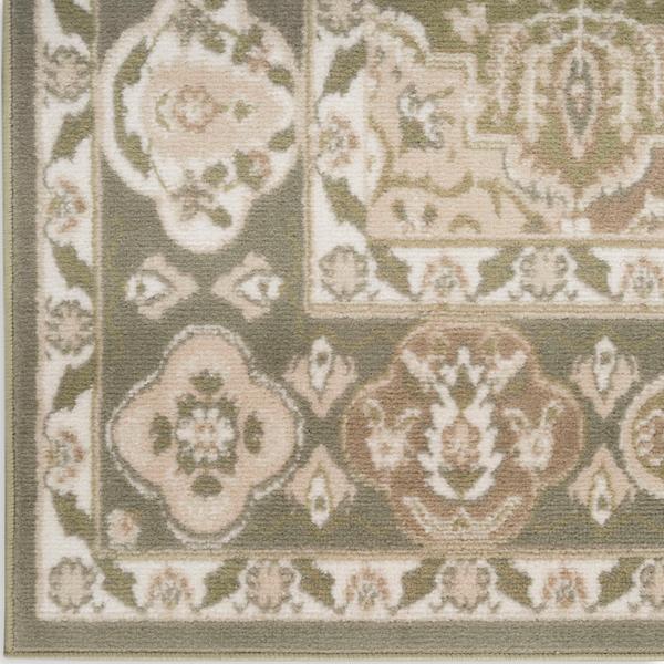 nourison Grafix Green Indoor only Persian Rug GRF31