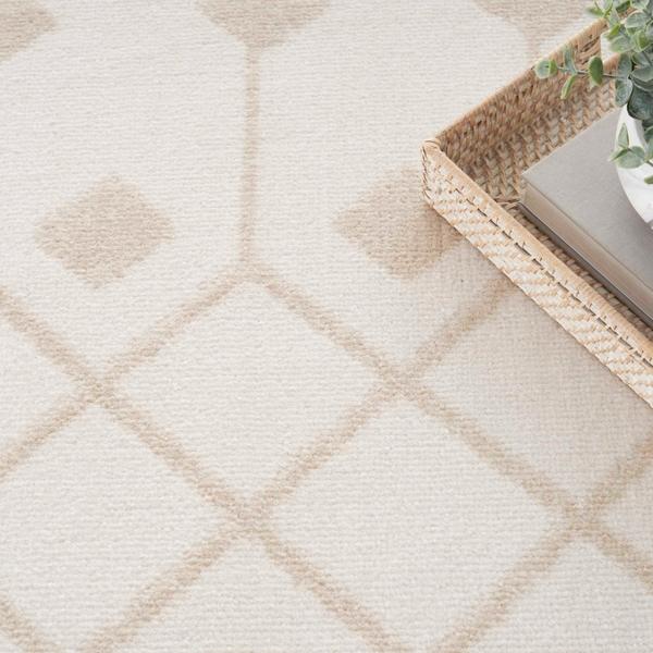 Nourison Grafix Ivory Beige Indoor Only Moroccan Rug GRF37