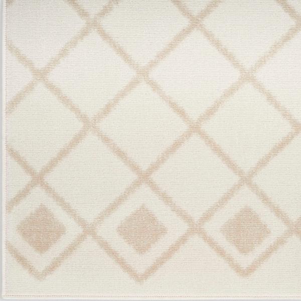 nourison Grafix Ivory Beige Indoor only Moroccan Rug GRF37