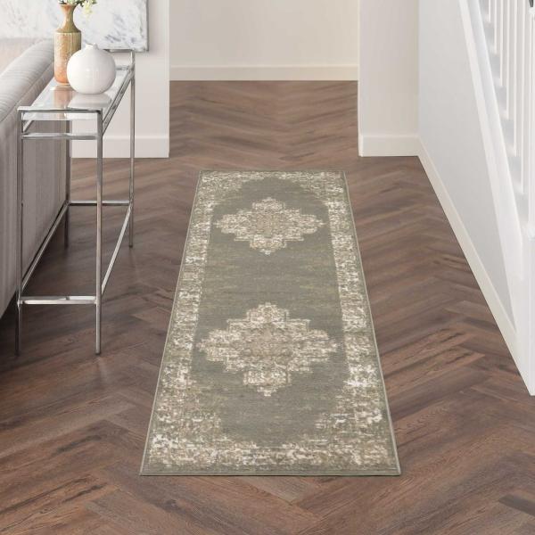 Nourison Grafix Olive Indoor Only Persian Rug GRF14