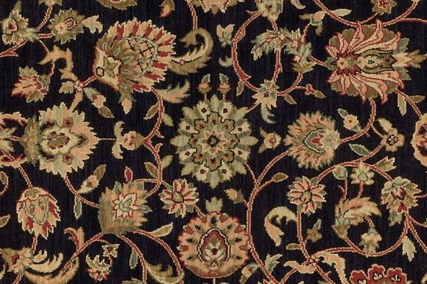 nourison GRAND PARTERRE GRAND KASHAN PT05 MIDNIGHT BROADLOOM BROADLOOM CARPET