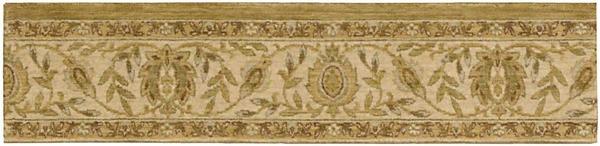 Nourison GRAND PARTERRE GRAND MOGHUL PT04 GOLD BORDER BROADLOOM CARPET