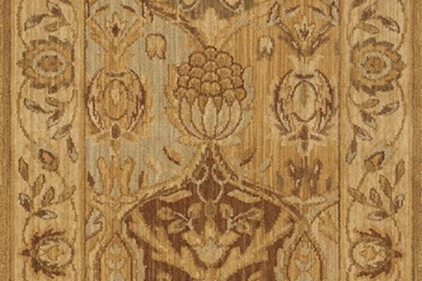 Nourison GRAND PARTERRE GRAND MOGHUL PT04 GOLD RUNNER BROADLOOM CARPET