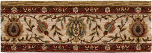 Nourison GRAND PARTERRE GRAND MOGHUL PT04 PANEL BORDER BROADLOOM CARPET