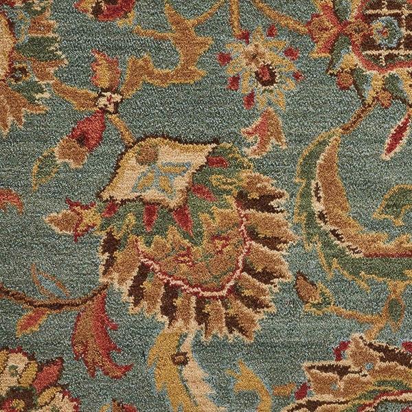 nourison GRAND PARTERRE KASHAN ELITE PT01 BLUE BROADLOOM BROADLOOM CARPET