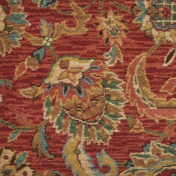 Nourison GRAND PARTERRE KASHAN ELITE PT01 CAYENNE BROADLOOM BROADLOOM CARPET