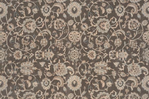 nourison GRAND PARTERRE KASHAN ELITE PT01 DARK ROAST BROADLOOM