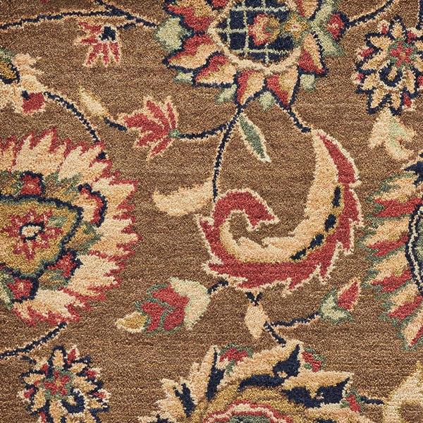Nourison GRAND PARTERRE KASHAN ELITE PT01 KHAKI BROADLOOM BROADLOOM CARPET