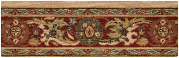 Nourison GRAND PARTERRE KASHAN ELITE PT01 NATURAL BORDER BROADLOOM CARPET