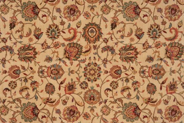 Nourison GRAND PARTERRE KASHAN ELITE PT01 NATURAL BROADLOOM BROADLOOM CARPET