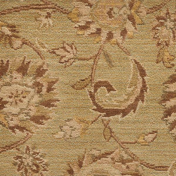 nourison GRAND PARTERRE KASHAN ELITE PT01 SAGE BROADLOOM BROADLOOM CARPET