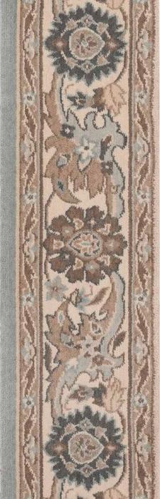 nourison GRAND PARTERRE KASHAN ELITE PT01 SKY BORDER
