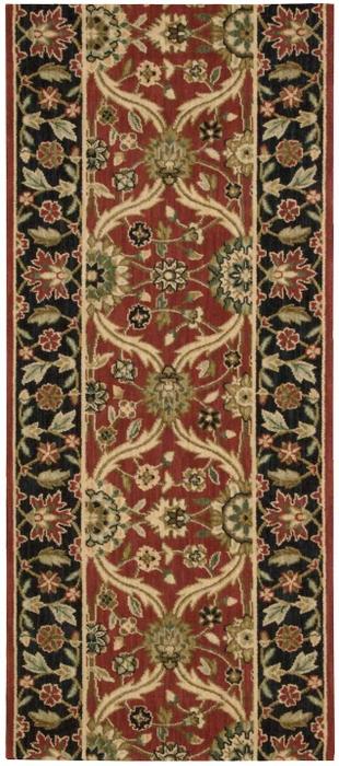 Nourison GRAND PARTERRE MOGHUL ELEGANT PT03 RUST RUNNER BROADLOOM CARPET